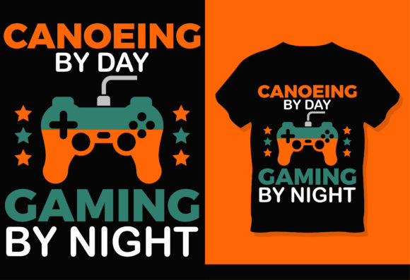Canoeing by Day Gamer by Night: Graphics for Print Templates