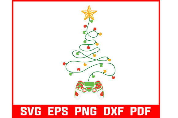 Children s Gaming Christmas Ornament Svg Review