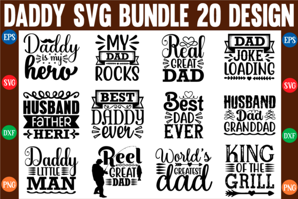 Daddy SVG Bundle: Elevating Local Brand Identity