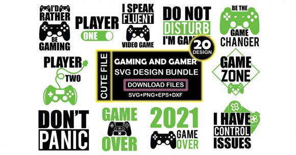 Gaming and Gamer Design Bundle Review for Sellers