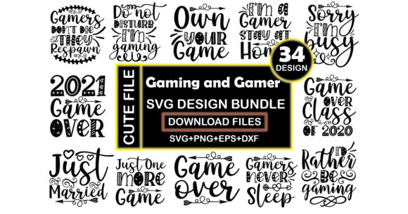 Gaming Gamer SVG Design Bundle for Modern Blogs