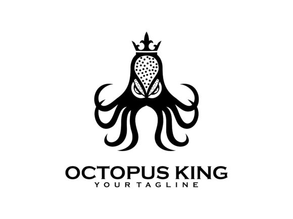 Octopus King: Premium Graphics and Logos for Bold Branding