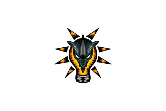 Rhino s Idea Logo Concept for Modern Graphics and Logos