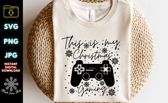 This is My Christmas Gaming Svg for Graphics & Crafts
